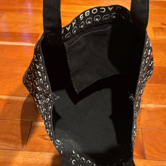 Vintage Marc Jacobs Full Print Apple Heart Cloth Tote Bag - Picture 6 of 6